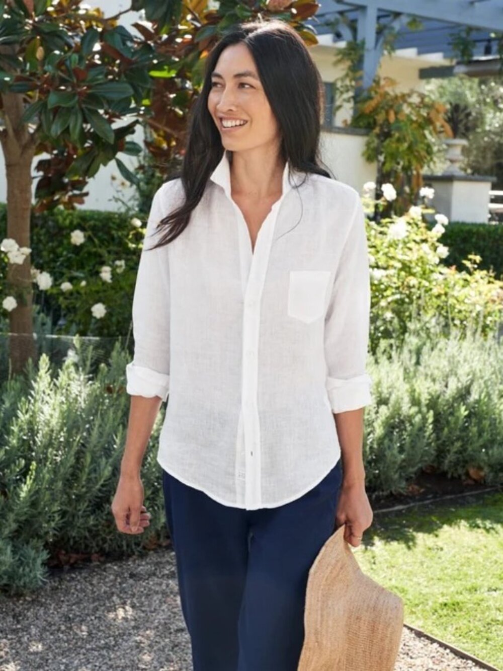 Frank and Eileen Barry White Blouse